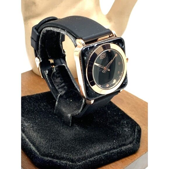 Skechers Women\'s Watch SR6207W Quartz Rose Gold Black Rubber Band 32mm main image 7